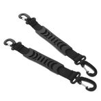 Milisten 2 Adet Taşınabilir paten kolu snowboard kayışı kış parmak ısıtıcıları paten kayışı Kayak ayakkabı kayışı kayak çantası kayak botları sabitleme tasması paten parçaları naylon Black