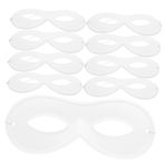 Milisten 20pcs Çocuklar DIY Grafiti Boyama Pvc Flock Maskeleri Çocuklar Için Yumuşak Rahat Martı Gras Cadılar Bayramı Doğum Günü Partileri Aile Aktiviteleri