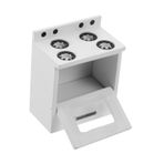 Milisten Ahşap Mini Mutfak Oyun Seti Gerçekçi Dollhouse DIY Minyatür Model Oyuncak Çocuklar İçin Eğitim Pretend Mini Ev Süslemeleri Aksesuarları