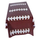 Milisten Spor Temalı Futbol Rugby Masa Kapağı Su Geçirmez Tek Kullanımlık Masa Örtüsü Doğum Günü Partisi Oyun Günü Kutlamaları Açık Piknik Parti Malzemeleri 137x274cm