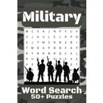 Military Word Search Puzzle Book: 50+ Easy Print Puzzles Featuring Armed Forces, Battlefield Terms, Ranks & More | Patriotic Gift for Travel, Holidays, and Relaxation