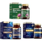 Milk Thistle 60 Tablet + Hidrolize 30 Tablet + Vitamin Max (C,d,zinc)60 Tablet