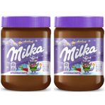 Milka 2x350 gr Spread Hazelnut Sürülebilir Çikolata Kakaolu Fındık Ezmesi
