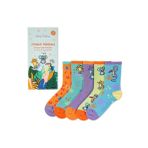 Milk&Moo Jungle Friends Çocuk Çorap Seti 5'Li, Beden 27-30, Yumuşak Ve Dayanıklı Kumaş