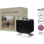 Mill Compact Fanlı Isıtıcı 1800W - Siyah