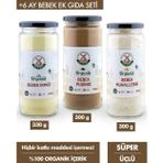 Mill More 330 gr Organik Bebek İrmiği + 300 gr Organik Bebek Pudingi + 300 gr Organik Bebek Muhallebisi