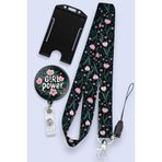 MİLLENEX Renkli Lale Boyun Askı İpi 3 lü Set Boyun ipi Yoyo Kartlık Dikey yaka kartı-B349-Y104