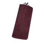 Milleniva Okuma Gözlüğü Kılıfı, Optik Gözlük Koruma Kabı (Retro Bordo)