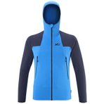 Millet MIV9466 9781 Mavi K Lightgrid H Erkek Kapüşonlu Tam Fermuar Polartec Polar