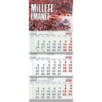 Millete Emanet 2026 Gemici Duvar Takvimi