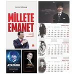 Millete Emanet ve Yüzyılların Lideri Atatürk - Gazi Paşa Ajanda - Gazi Duvar Takvimi