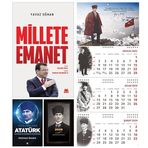 Millete Emanet ve Yüzyılların Lideri Atatürk - Kalpaklı Ajanda - Sakarya Duvar Takvimi