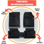 Millguard Kia Rio Hb 2021 Sonrası Yeni Logolu Araçlar 4d Universal Kokusuz Paspas - Siyah