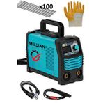 Millian 200 Amper Invertör Dijital Gösterge Turbo Fanlı Inverter Kaynak Makinesi 100 Adet Elektrot Hediyeli