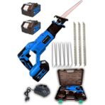 Millian 88 v 8 ah Şarjlı Çift Akülü Tilki Kuyruğu Panter Testere Kemik Ahşap Dal Mavi Demir Kesme Makinesi