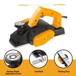 Millian Italian Technology Çift Bıçaklı 2800 W Planya Rende Makinesi Magnezyum Gövde 82 mm