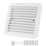 Milltrip 12V Yan Hava Havalandırma egzozları Fan, Araba, Kamyon, RV, Karavan, SUV, Kamp, düşük gürültü 2000 Rpm Havalandırma fanları Için Toz kapağı Ile Ultra Sessiz Fırçasız