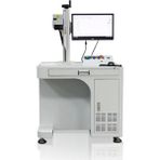 Milmaksan 100W Masalı Bilgisayarlı Fiber Lazer Markalama Makinesi - Beyaz