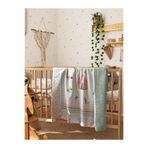 MİLNA BABY&KİDS %100 Pamuk Çift Taraflı Bebek Battaniyesi 100x100 cm Hediye Keseli Yumuşak Pamuklu Bebek Battaniye