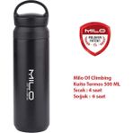 Milo Of Climbing Kuito 500 ml Sıcak/soğuk Çelik Termos - Siyah