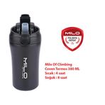 Milo Of Climbing The Coven 0,38 L Pipetli Çelik Termos Siyah Shaker Mug