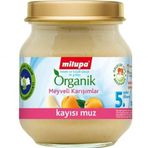 Milupa 5+ Ay 125 gr Organik Kayısı Muz Kavanoz Maması