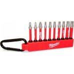Milwaukee 10 Parça Bits Ucu Seti Krom-Molibden Çelik 50 mm Uzunlukta Yüksek Dayanıklılık - 4932480941