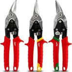 Milwaukee 3'lü Kaportacı Makası Seti 260mm (sağ ve Sol ve Düz) Kırmızı