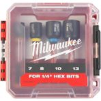 Milwaukee 4932492445 Shockwave 7-8-10-13 mm Hex Lokma Seti
