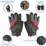 Milwaukee Iş Eldiveni Parmaksız 10XL - Gri - Standart