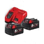 Milwaukee M18 NRG-502 Akü ve Şarj Cihazı