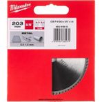 Milwaukee Metal Kesme Testere 203X15,87MM 70 Diş 4932478815