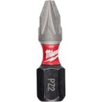Milwaukee Milwaukee Bits Yıldız Uç Vidalama Matkap Ucu Ph2 x 25 mm / 25 Adet - 25mm - Siyah