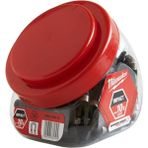 Milwaukee T4932430478 Hex 1/4 60 mm 100'lü Manyetik Kavanoz Bits Uç Tutucu