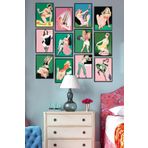 milyardabir Duvar tabloları, Dekoratif Tablolar, Parçalı Mdf Tablo, Pop Art 12 Parça Tablo, Mutfak Mdf Tablo