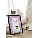 milyardabir Kedi Severler İçin: Çoklu Kedi Baskılı MDF Tablolar (TB-KARMA-26)