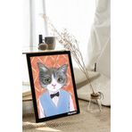 milyardabir Kedi Severler İçin: Çoklu Kedi Baskılı MDF Tablolar (TB-KARMA-34)