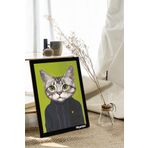 milyardabir Kedi Severler İçin: Çoklu Kedi Baskılı MDF Tablolar (TB-KARMA-38)