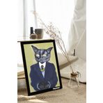milyardabir Kedi Severler İçin: Çoklu Kedi Baskılı MDF Tablolar (TB-KARMA-39)
