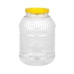 MİLYONCUAVM Plastik Kavanoz Pet Bidon Saklama Kabı 5 Litre 1 Adet