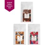 Mim and More 3 x 200 gr Chocolate&Raspberry&Caramelize Cookie Aromalı Çekirdek Kahve 3'lü Set
