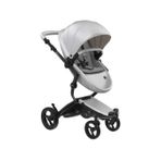mima Xari Bebek Arabası Set (Siyah Şase - Gri Ünite - Gri İç Ped)