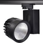 MİMAR LED Philips Ledli 40W Monofaze Siyah Ray Spot 12CM Sarı Işık 2700K
