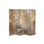 Mimari Temalı Özel Tasarım Paravan Room Divider PRV1178, 180 x 180