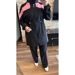 MİMİ Luxury Wear Kadın Şerit Detaylı Belden Büzgülü Tesettür Eşofman Takımı