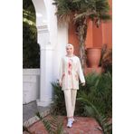 MİMİ Luxury Wear Tesettür Eşofman Takımı Fermuarlı Ikili Takım Kapüşonlu