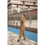 Mimi Luxury Wear Tesettür Eşofman Takımı Fermuarlı Ikili Takım - Tunik 474 - Açık Haki - XL