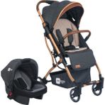 Mimma Baby Kabin Travel Sistem Bebek Arabası - Altın - Antrasit