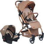 Mimma Baby Kabin Travel Sistem Bebek Arabası - Gold Kahve