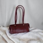 Mimoza Accessories Bordo Omuz Çantası